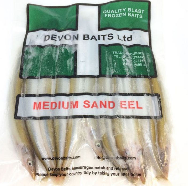 Devon Baits Frozen Sand Eels Medium